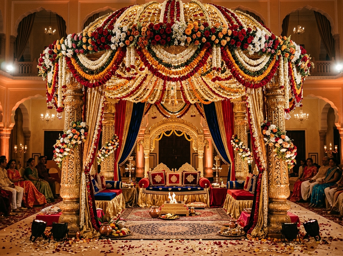 Grand Wedding Mandap